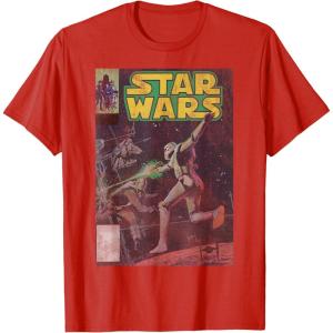 image:imageStar Wars Stormtrooper Battle Vintage Comic Book Cover TShirtRed