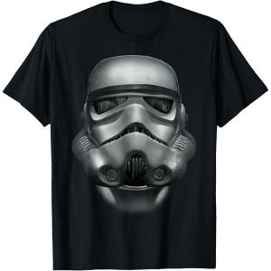 image:imageStar Wars Stormtrooper Battle Worn Helmet Graphic TShirt TShirtBlack