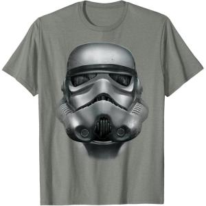 image:imageStar Wars Stormtrooper Battle Worn Helmet Graphic TShirt TShirtOlive Heather