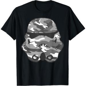 image:imageStar Wars Stormtrooper Camo Helmet Graphic TShirtBlack