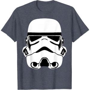 image:imageStar Wars Stormtrooper Classic Helmet TShirt TShirtHeather Blue
