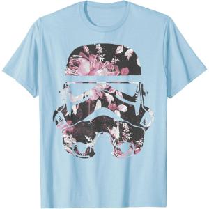 image:imageStar Wars Stormtrooper Floral Helmet TShirtBaby Blue