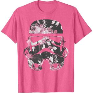 image:imageStar Wars Stormtrooper Floral Helmet TShirtPink Heather