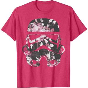 image:imageStar Wars Stormtrooper Floral Helmet TShirtRed Heather