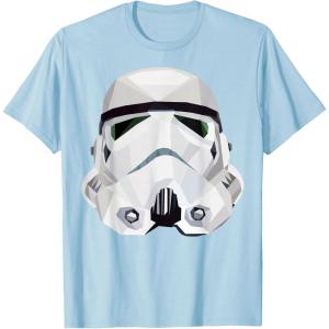 image:imageStar Wars Stormtrooper Geometric Prism Graphic TShirt TShirtBaby Blue