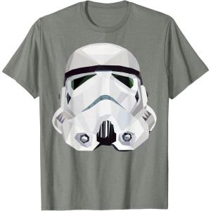 image:imageStar Wars Stormtrooper Geometric Prism Graphic TShirt TShirtOlive Heather