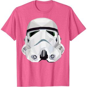 image:imageStar Wars Stormtrooper Geometric Prism Graphic TShirt TShirtPink Heather