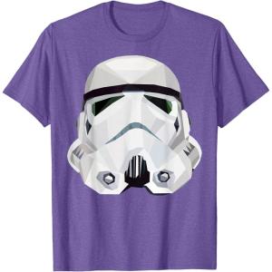 image:imageStar Wars Stormtrooper Geometric Prism Graphic TShirt TShirtPurple Heather