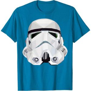 image:imageStar Wars Stormtrooper Geometric Prism Graphic TShirt TShirtSapphire Blue