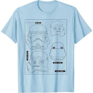 image:imageStar Wars Stormtrooper Helmet Diagram TShirt TShirtBaby Blue