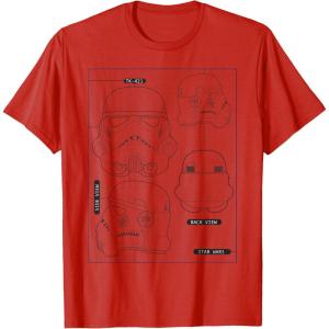 image:imageStar Wars Stormtrooper Helmet Diagram TShirt TShirtRed