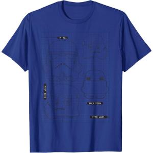 image:imageStar Wars Stormtrooper Helmet Diagram TShirt TShirtRoyal Blue