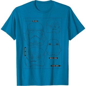 image:imageStar Wars Stormtrooper Helmet Diagram TShirt TShirtSapphire Blue