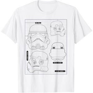 image:imageStar Wars Stormtrooper Helmet Diagram TShirt TShirtWhite