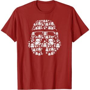 image:imageStar Wars Stormtrooper Helmet Icon TShirtCranberry Red