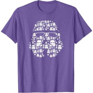 image:imageStar Wars Stormtrooper Helmet Icon TShirtPurple Heather