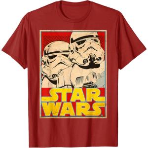 image:imageStar Wars Stormtrooper March Vintage Trading Card TShirt TShirtCranberry Red