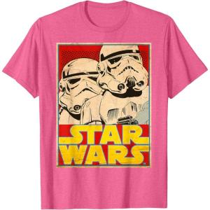 image:imageStar Wars Stormtrooper March Vintage Trading Card TShirt TShirtPink Heather