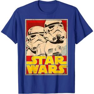 image:imageStar Wars Stormtrooper March Vintage Trading Card TShirt TShirtRoyal Blue