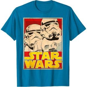 image:imageStar Wars Stormtrooper March Vintage Trading Card TShirt TShirtSapphire Blue