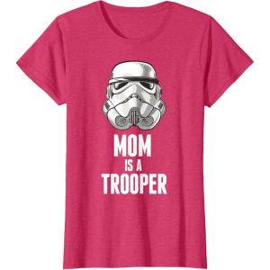 image:imageStar Wars Stormtrooper Mom Is A Trooper TShirtRed Heather