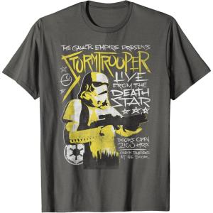 image:imageStar Wars Stormtrooper Music Poster TShirt TShirtAsphalt Grey