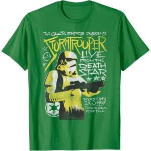 image:imageStar Wars Stormtrooper Music Poster TShirt TShirtKelly Green