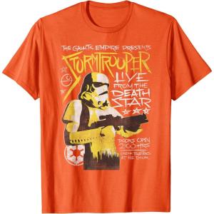 image:imageStar Wars Stormtrooper Music Poster TShirt TShirtOrange