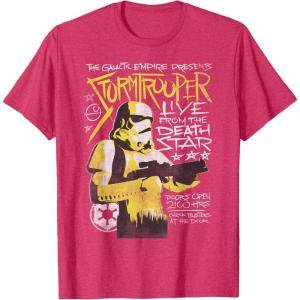 image:imageStar Wars Stormtrooper Music Poster TShirt TShirtRed Heather