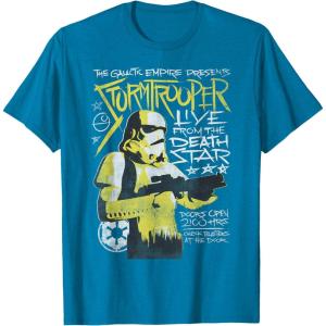 image:imageStar Wars Stormtrooper Music Poster TShirt TShirtSapphire Blue