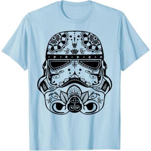 image:imageStar Wars Stormtrooper Ornate Henna Print Helmet TShirtBaby Blue