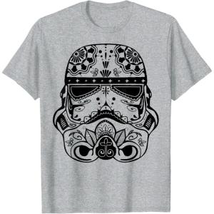 image:imageStar Wars Stormtrooper Ornate Henna Print Helmet TShirtHeather Grey