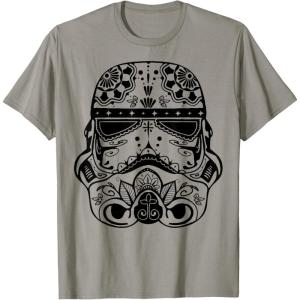 image:imageStar Wars Stormtrooper Ornate Henna Print Helmet TShirtSlate Grey