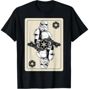 image:imageStar Wars Stormtrooper Playing Card Graphic TShirt TShirtBlack