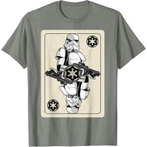 image:imageStar Wars Stormtrooper Playing Card Graphic TShirt TShirtOlive Heather