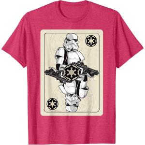 image:imageStar Wars Stormtrooper Playing Card Graphic TShirt TShirtRed Heather