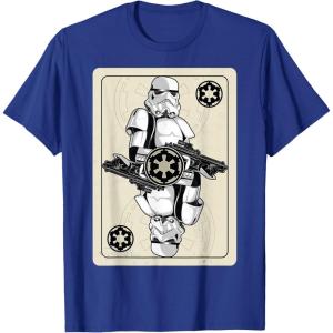 image:imageStar Wars Stormtrooper Playing Card Graphic TShirt TShirtRoyal Blue