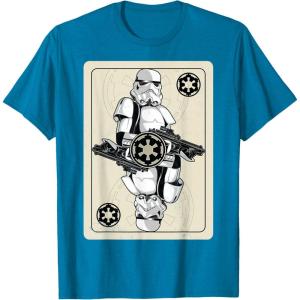 image:imageStar Wars Stormtrooper Playing Card Graphic TShirt TShirtSapphire Blue