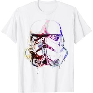 image:imageStar Wars Stormtrooper Rainbow Drip Portrait TShirtWhite