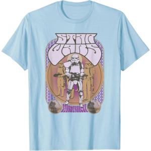 image:imageStar Wars Stormtrooper Retro Seventies Poster TShirtBaby Blue