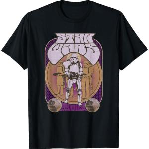 image:imageStar Wars Stormtrooper Retro Seventies Poster TShirtBlack