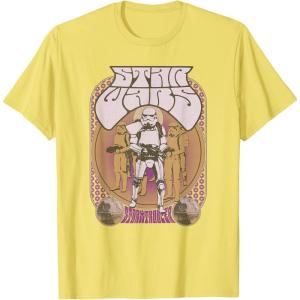 image:imageStar Wars Stormtrooper Retro Seventies Poster TShirtLemon Yellow