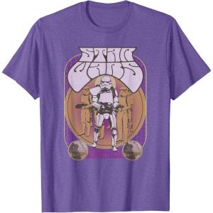 image:imageStar Wars Stormtrooper Retro Seventies Poster TShirtPurple Heather