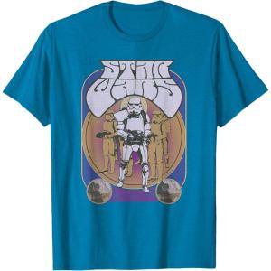 image:imageStar Wars Stormtrooper Retro Seventies Poster TShirtSapphire Blue