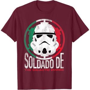 image:imageStar Wars Stormtrooper Soldado De Galactic Empire TShirtBurgundy