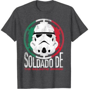 image:imageStar Wars Stormtrooper Soldado De Galactic Empire TShirtDark Heather Grey