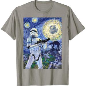 image:imageStar Wars Stormtrooper Starry Night Graphic TShirt C1 TShirtSlate Grey