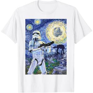 image:imageStar Wars Stormtrooper Starry Night Graphic TShirt C1 TShirtWhite