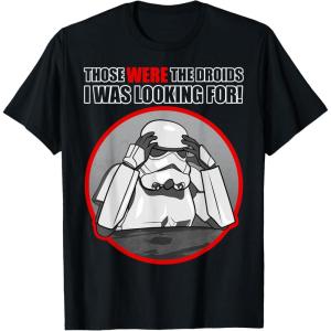 image:imageStar Wars Stormtrooper Those Were The Droids TShirtBlack
