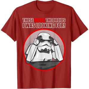 image:imageStar Wars Stormtrooper Those Were The Droids TShirtCranberry Red